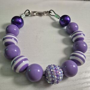 Handmade Statement Beaded Dog Puppy Collar Necklace Jewelry Durable Acrylic 14"